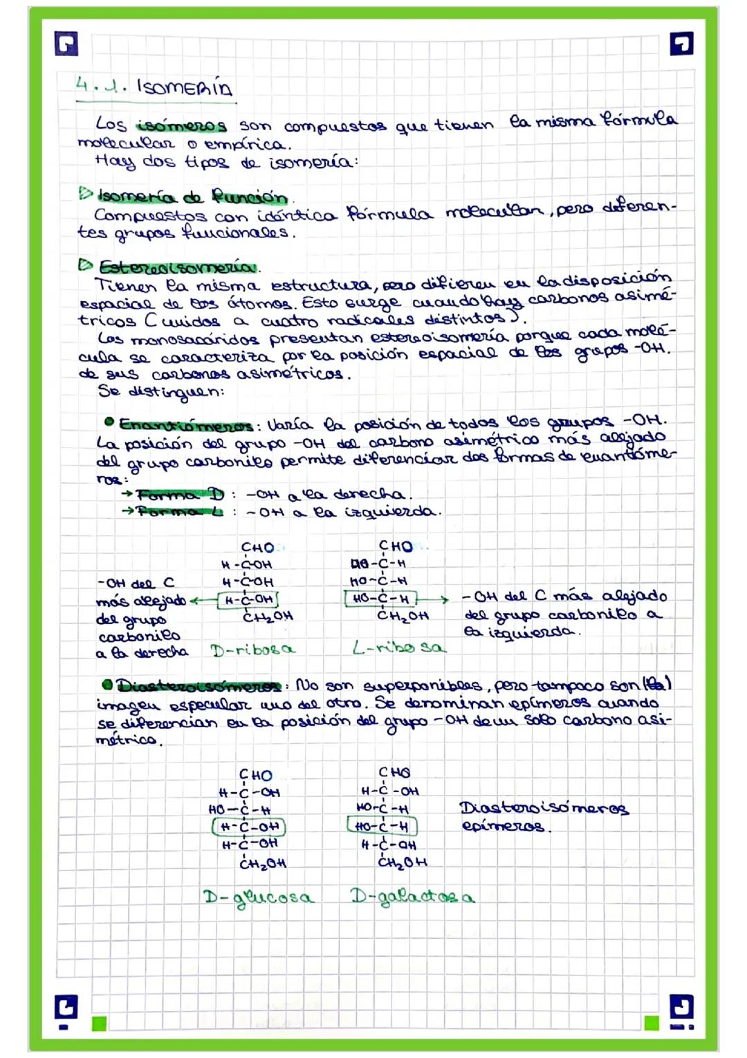 G
TEMA 2.- BIOMOLECULAS ORGÁNICAS QUE CONSTITU-
YEN LAS CÉLULAS: GLUCIDOS.
Los glúcidos son componentes moleculares de los que la me
teria v