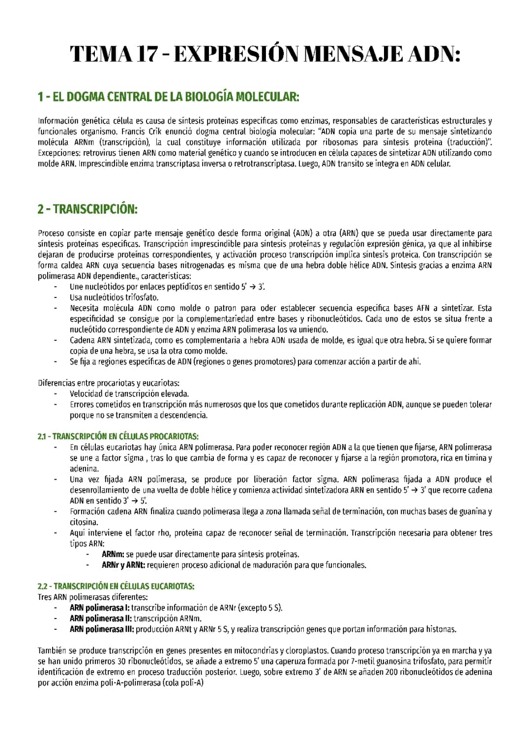 Tema 17 Biología