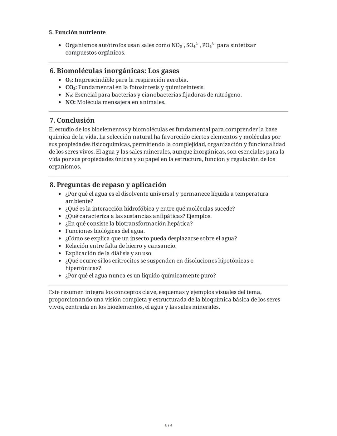 # Tema 1. Bioelementos y Biomoléculas: Agua y Sales Minerales
Bloque A. BIOQUÍMICA - 2º Bachillerato

1. Características de los seres vivos

