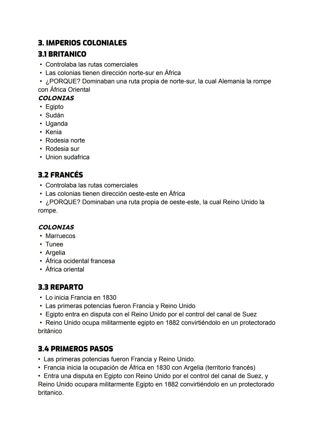 # TEMA 5: IMPERIALISMO

**1. IMPERIALISMO**

* Es el dominio político, económico, social y/o cultural de un estado sobre otro mediante el em