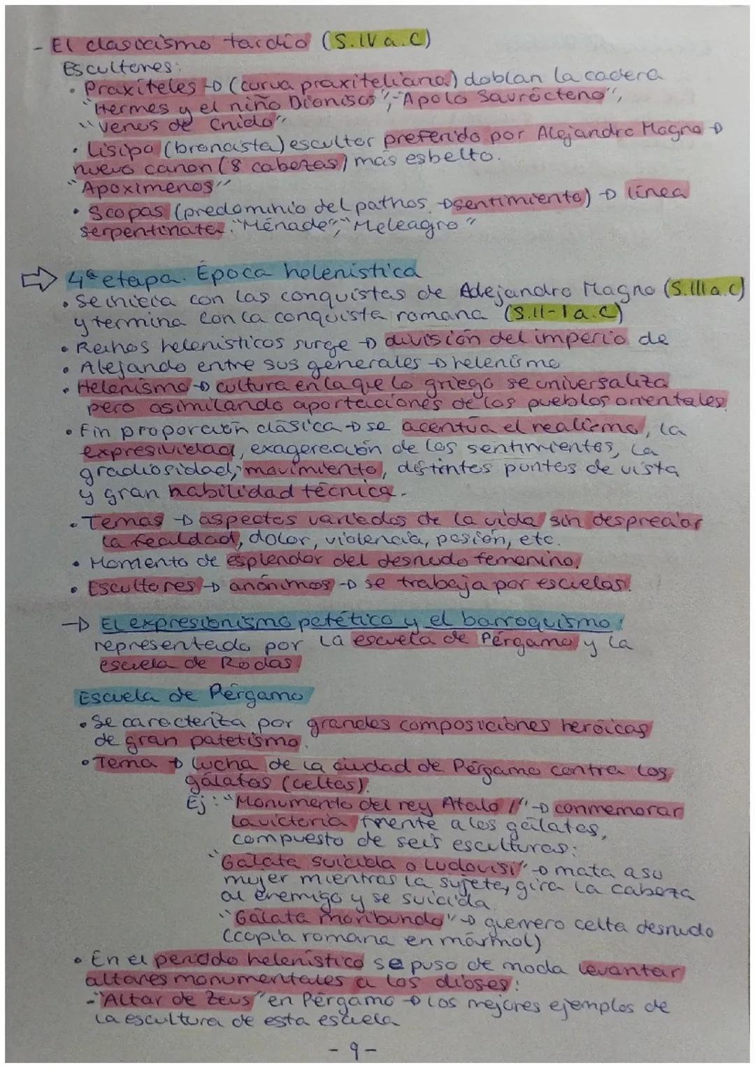 # Arte griego

Indice
1. Antecedentes
2. Marco histórico-geográfico
3. Caracteristicas generales
4. Arquitectura:
Caracteristicas
*   El tem