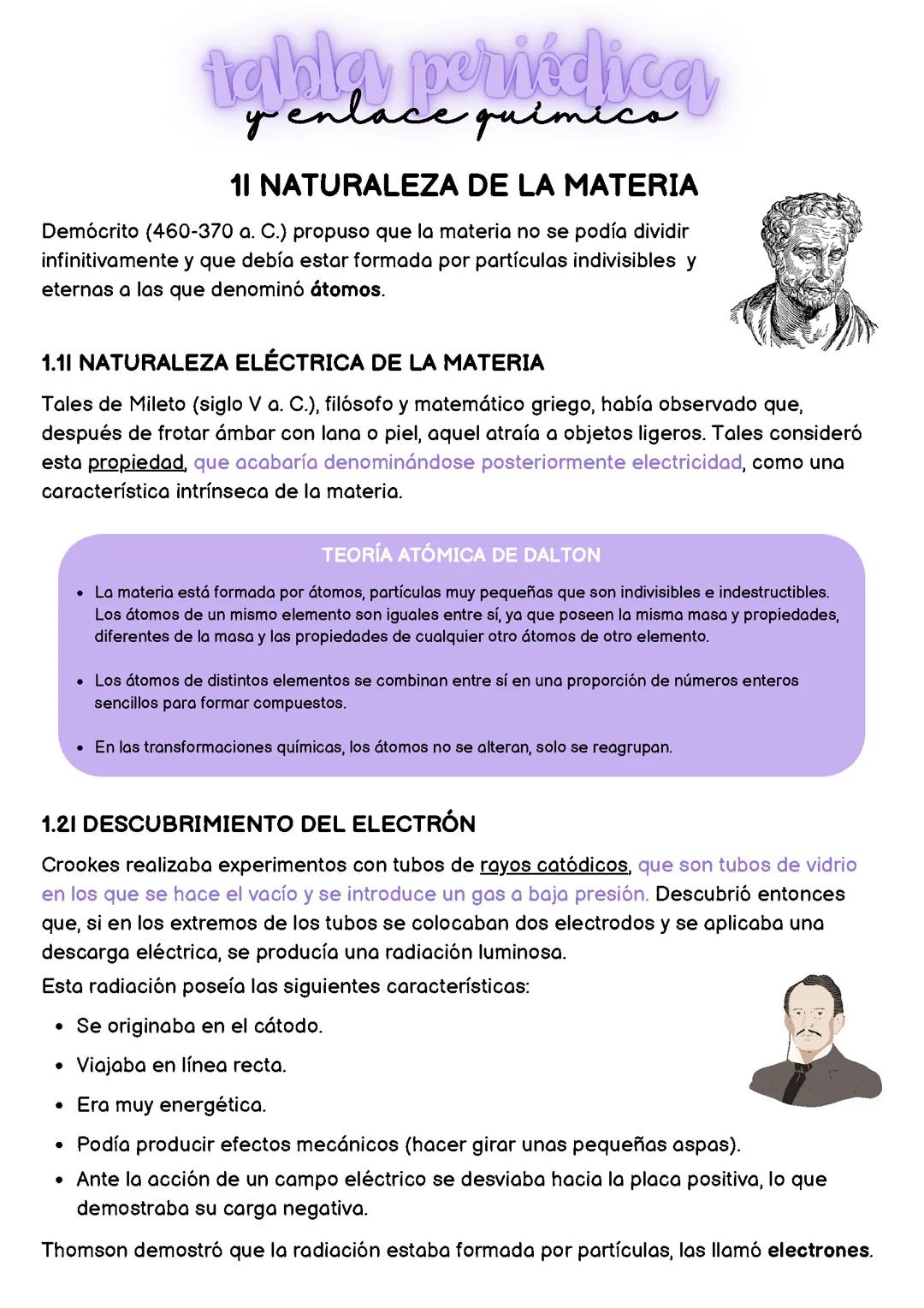 Enlace Químico y la Tabla Periódica