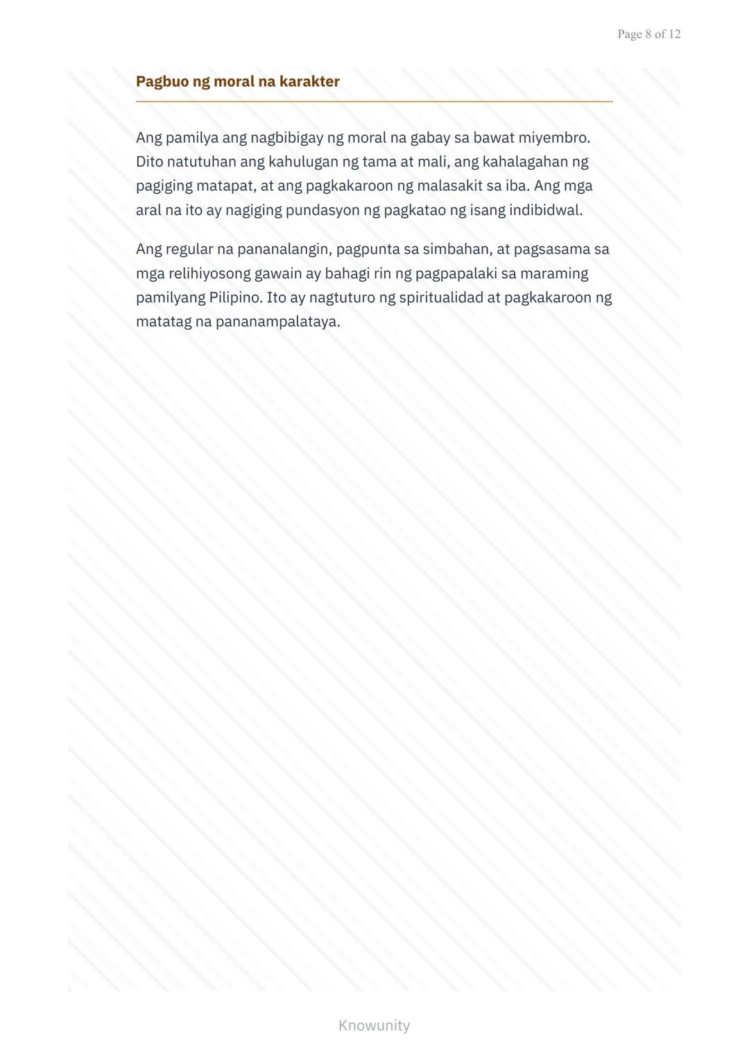 # Pagpapahalaga sa Kultura at Tradisyon: Kahalagahan ng Pamilyang Pilipino

Pag-aaral sa mahahalagang papel ng pamilya sa kultura ng Pilipin
