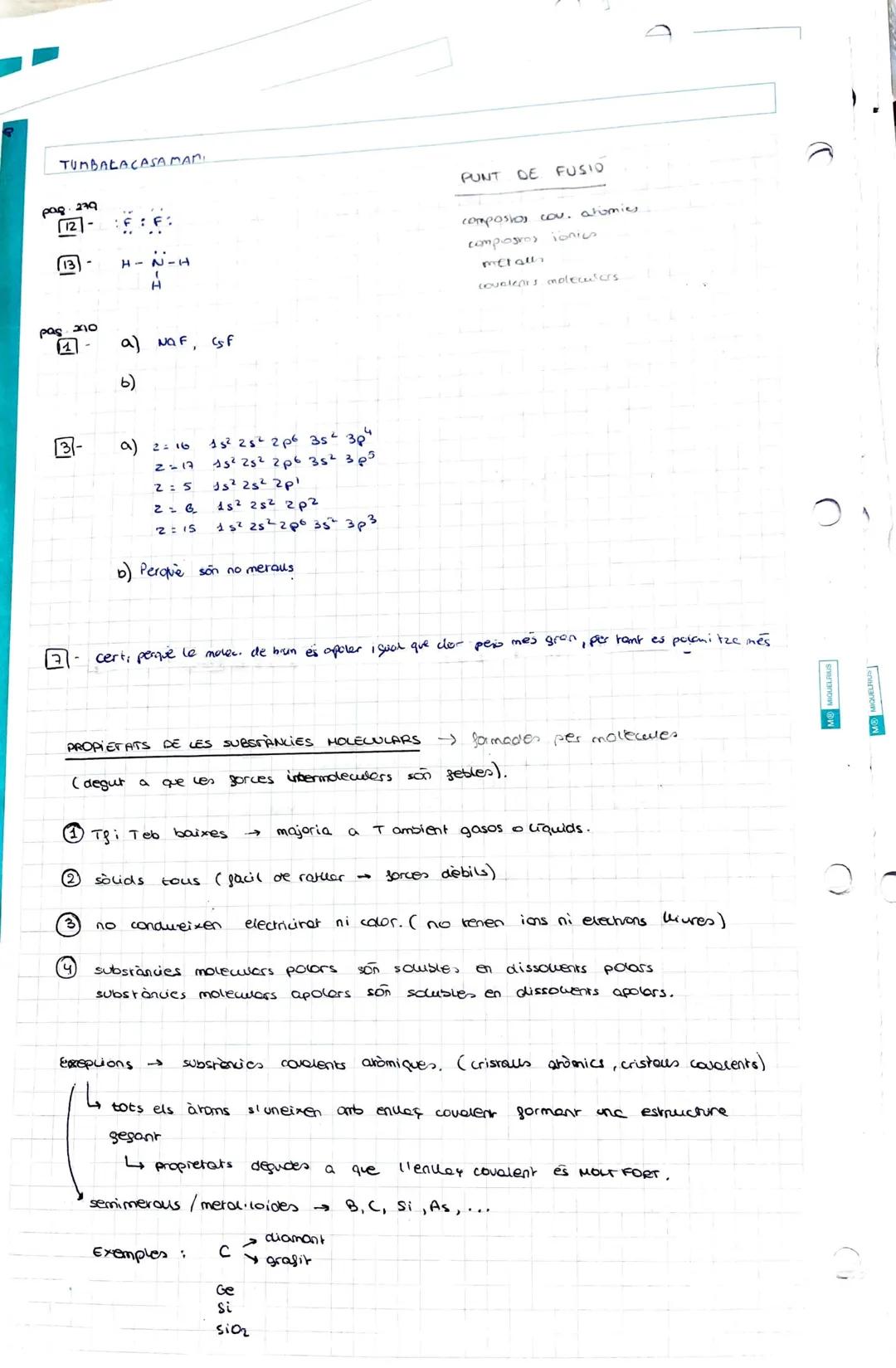 # 10 - L'ENLLAS QUÍMIC

ENLLAÇ QUÍMIC

força que manté units aroms de manera estable per gormer estructures.

IONIC: merou no-merau

COVALEN