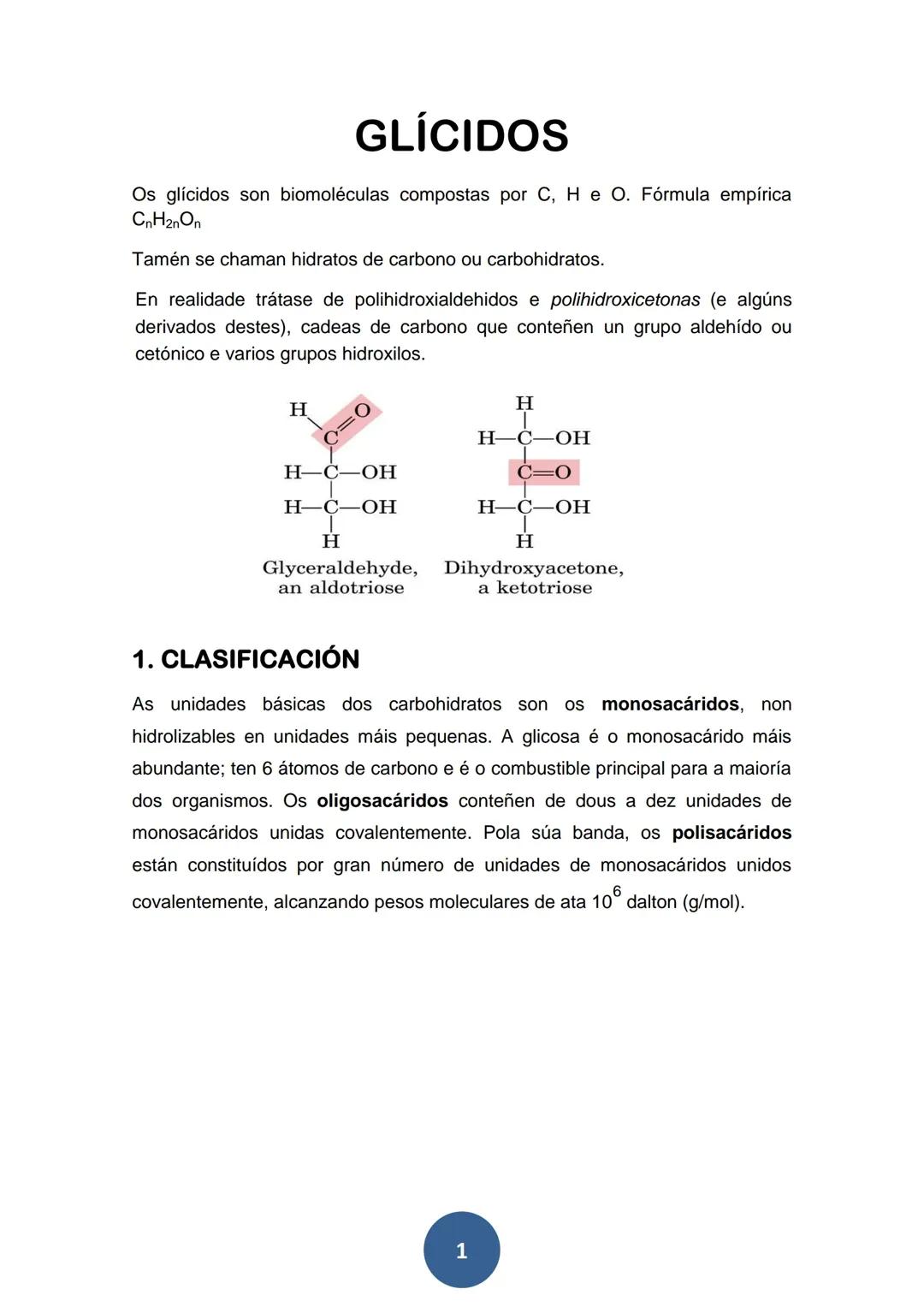 Glúcidos: Resumen Esencial para Biología ABU Tema 3