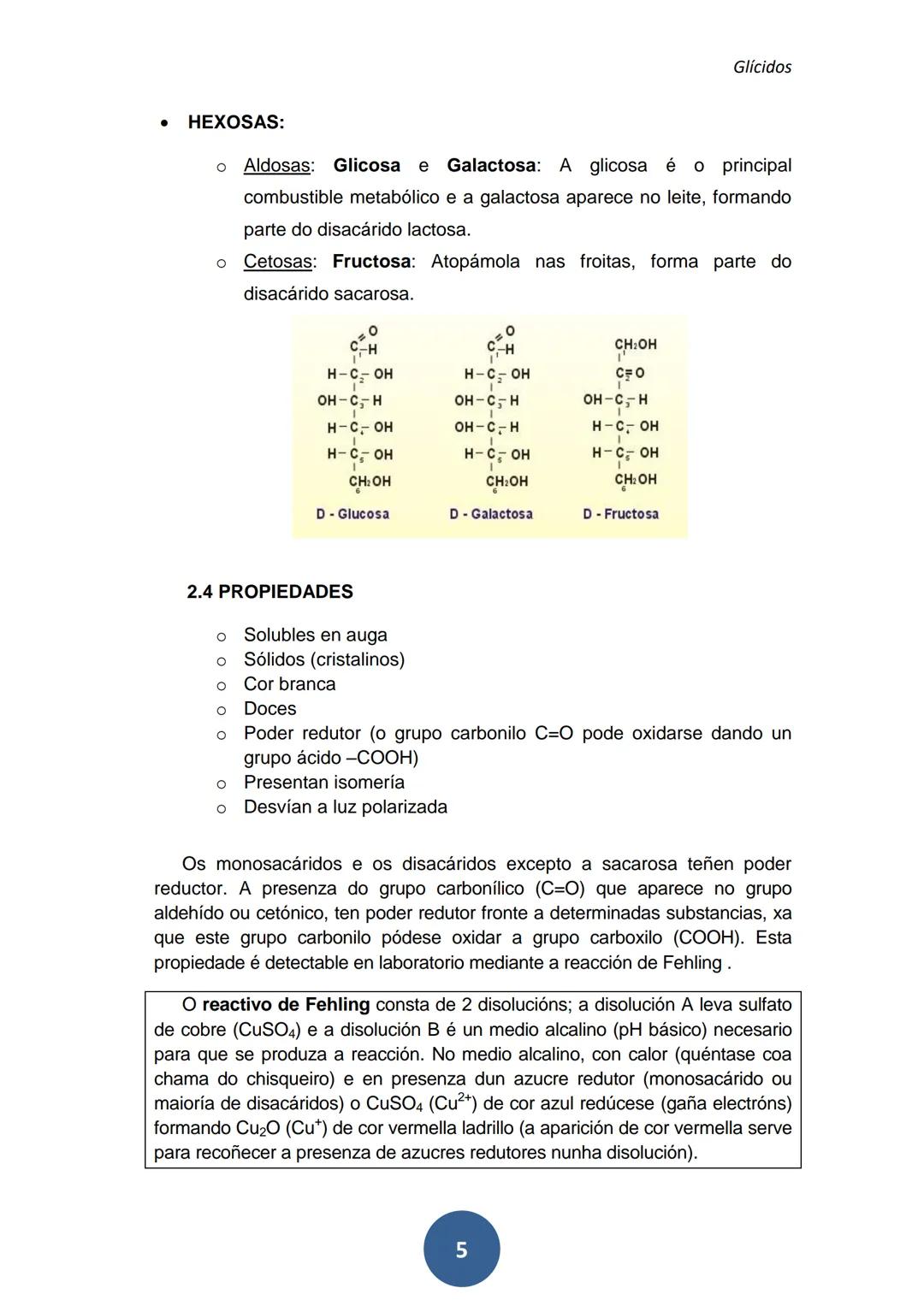 GLÍCIDOS
Os glícidos son biomoléculas compostas por C, H e O. Fórmula empírica
CnH₂nOn
Tamén se chaman hidratos de carbono ou carbohidratos.