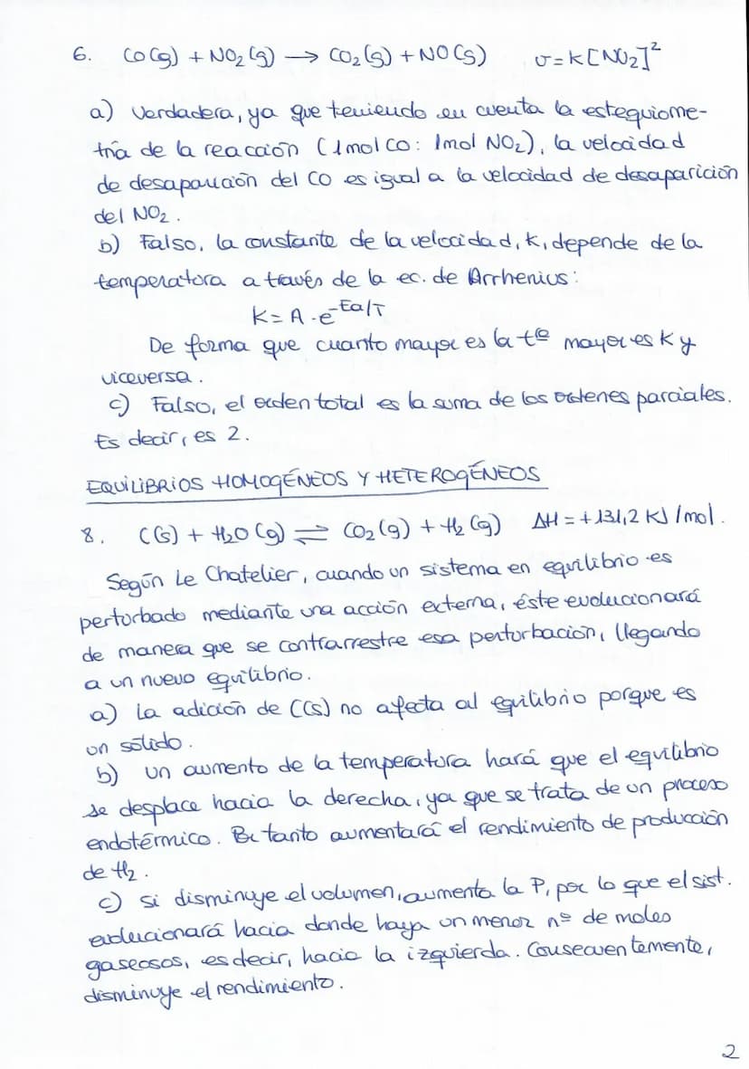 SESIÓN 5, CINÉTICA QUÍMICA
2.
A+B → C
orden 1 para cada reactivo
a) La eculación de velocidad viene dado por la siguiente
expresión:
v=K[A]ª
