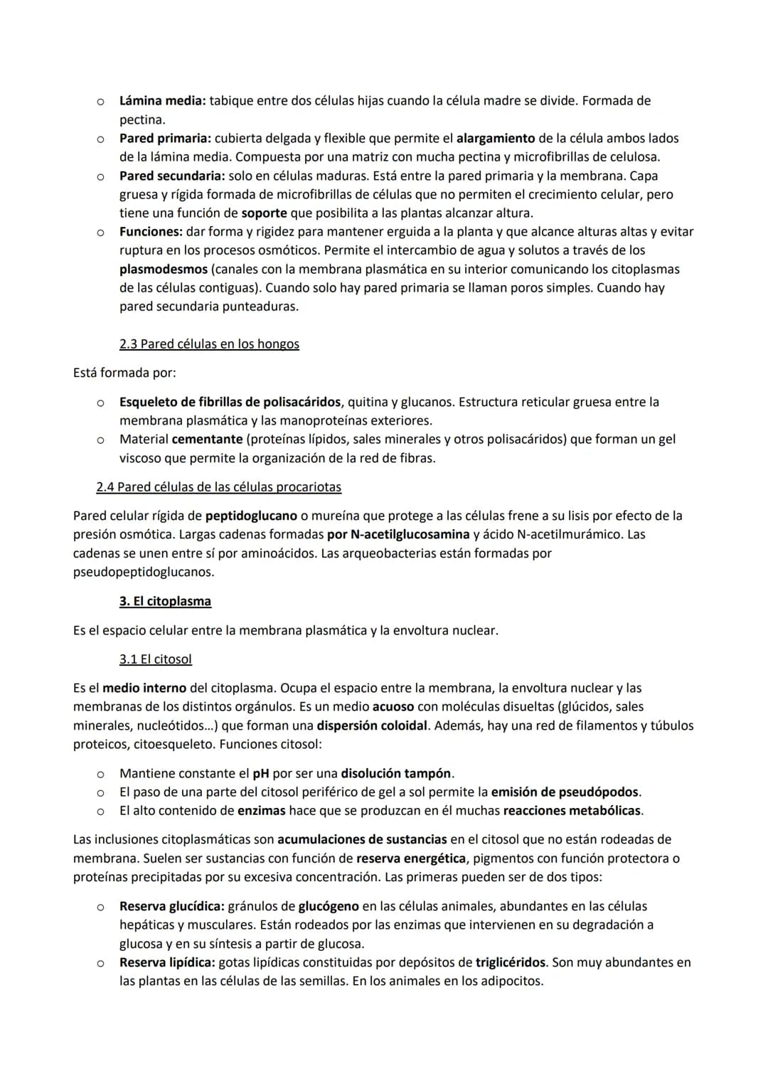 TEMA 7. La membrana plasmática, el citosol y los orgánulos no membranosos
1. Funciones de la membrana plasmática
La membrana plasmática es u