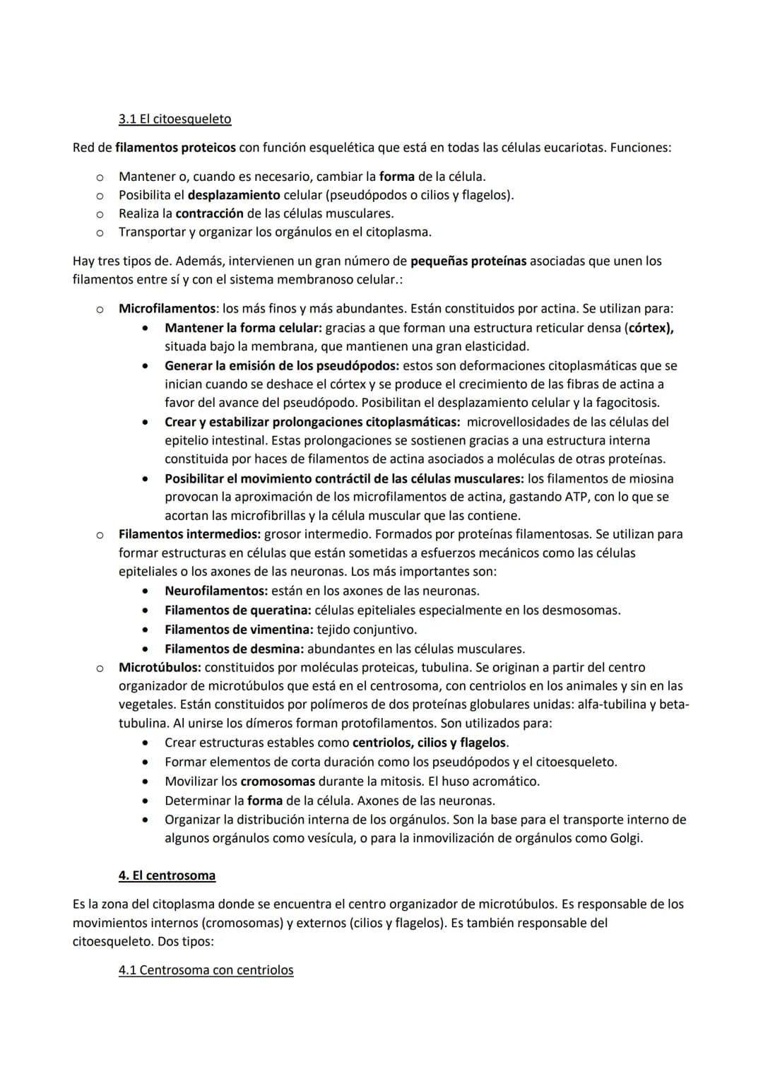 TEMA 7. La membrana plasmática, el citosol y los orgánulos no membranosos
1. Funciones de la membrana plasmática
La membrana plasmática es u
