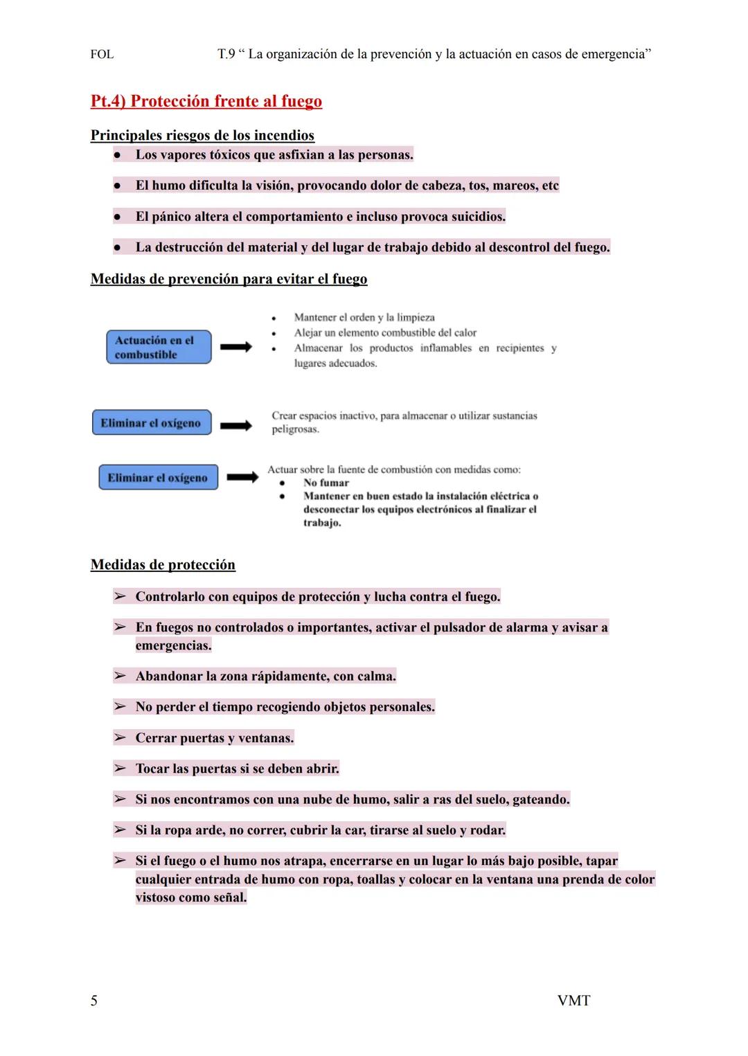 FOL
T.9" La organización de la prevención y la actuación en casos de emergencia"
Pt.1) La gestión de la prevención
La Ley de Prevención de R