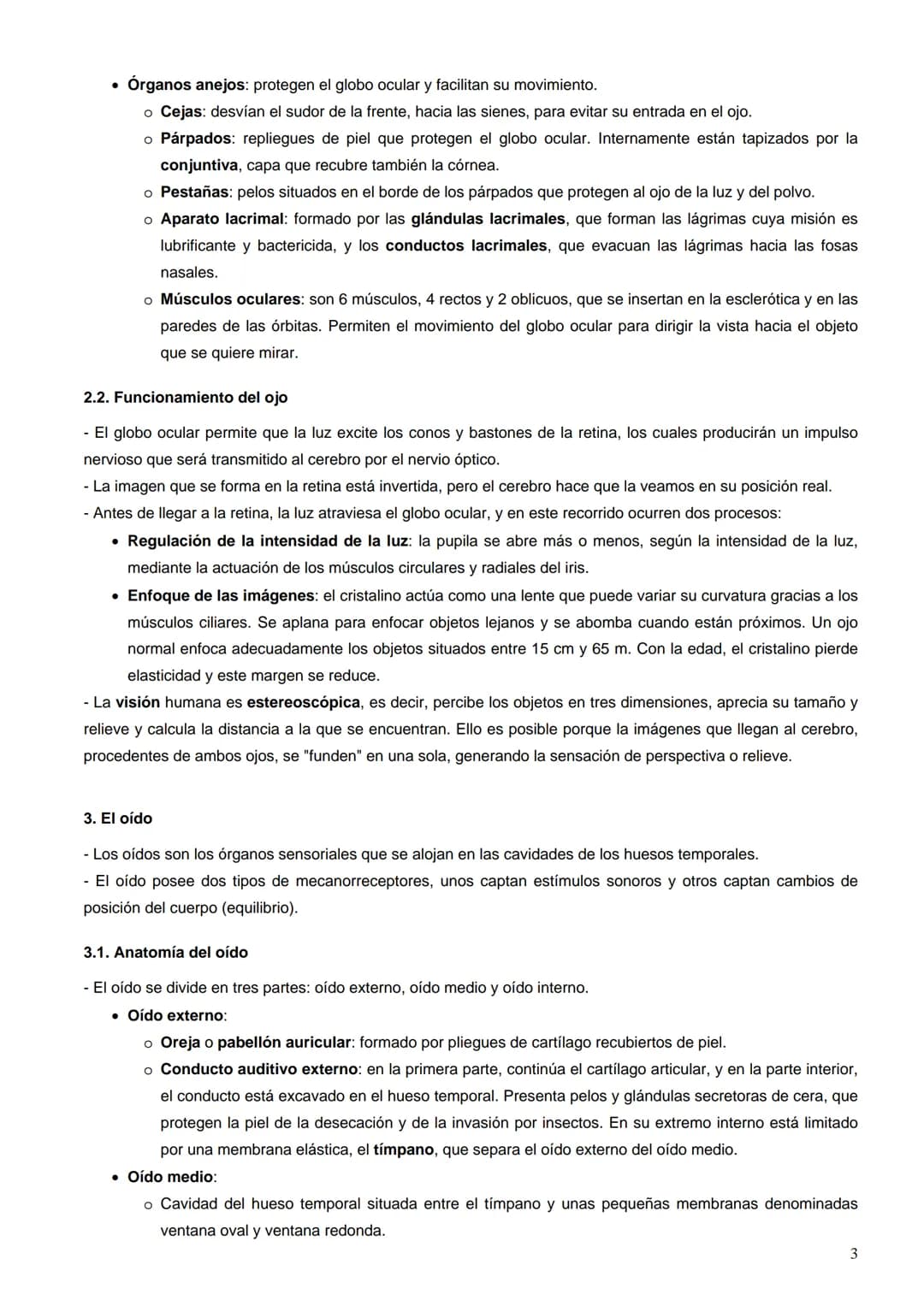 Índice:
1. La percepción de los estímulos. Los receptores sensoriales
2.
El ojo
El oído
3.
4.
La piel
5. El gusto y el olfato
6. Los efector