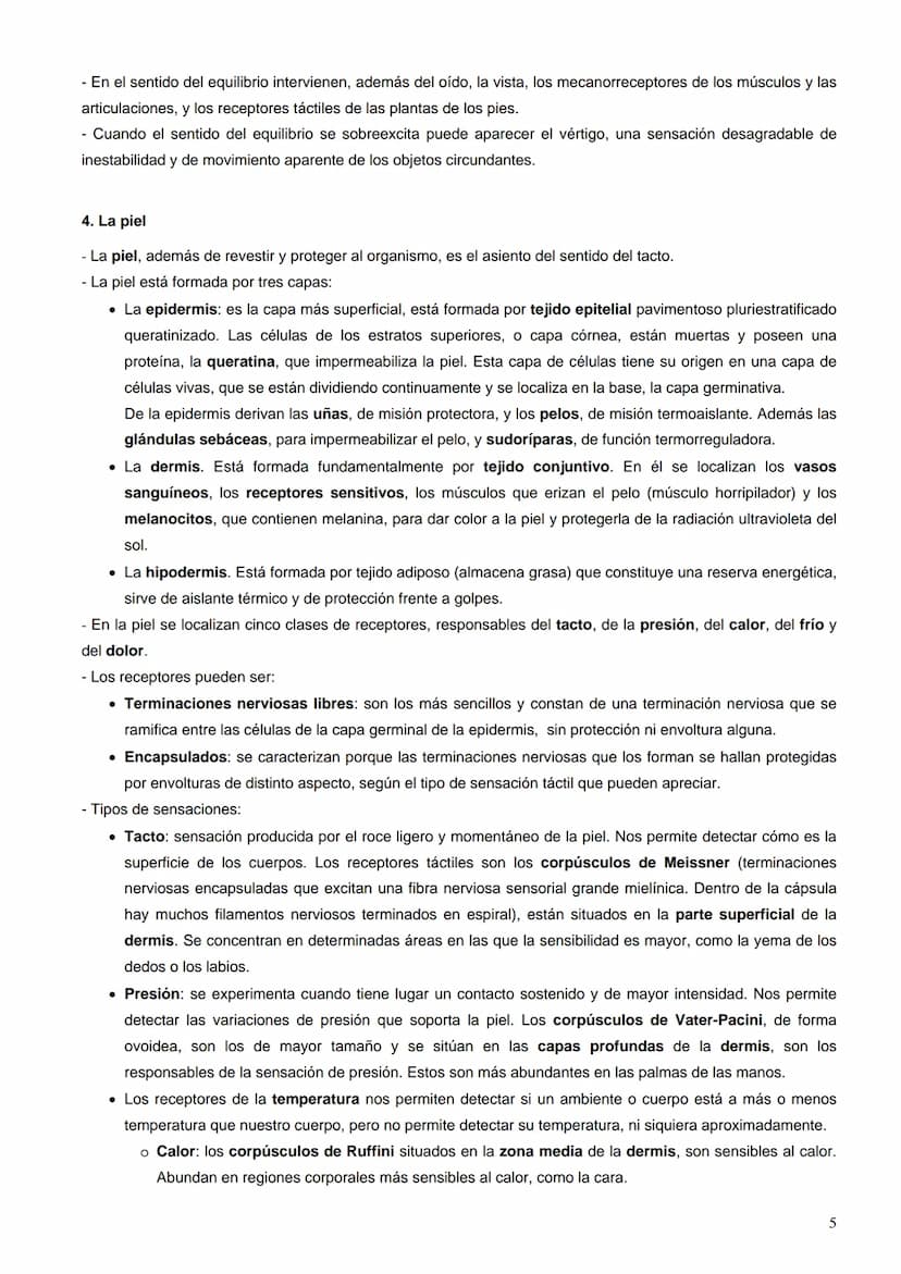 Índice:
1. La percepción de los estímulos. Los receptores sensoriales
2.
El ojo
El oído
3.
4.
La piel
5. El gusto y el olfato
6. Los efector