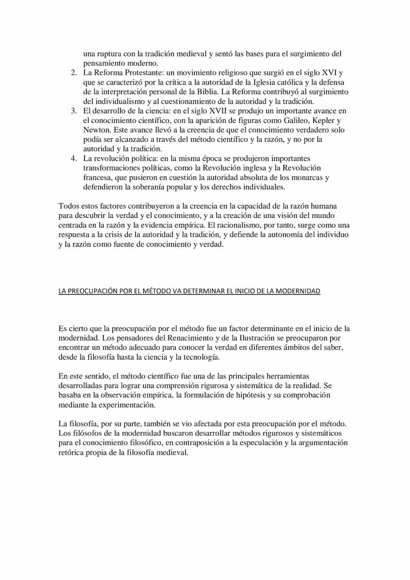 EL RACIONALISMO DE DESCARTES
René Descartes fue un filósofo y matemático francés del siglo XVII considerado como
el padre del racionalismo m