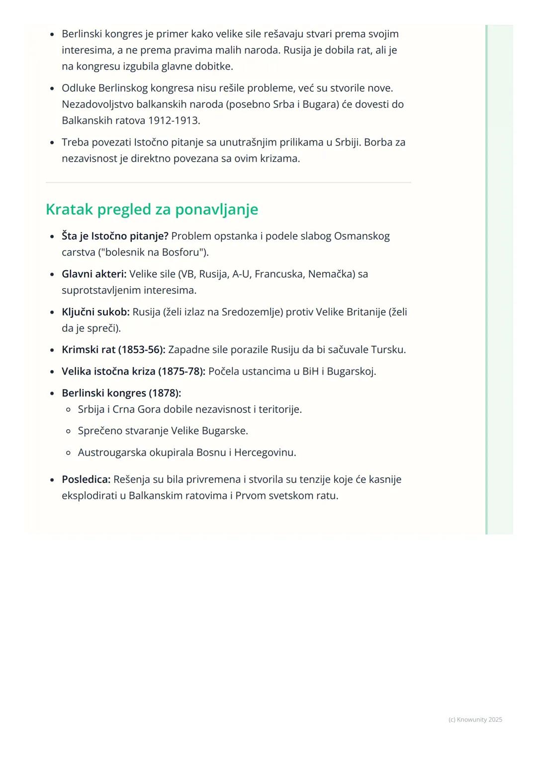 # Velike sile i Istočno pitanje

Uvod u Istočno pitanje

Istočno pitanje je naziv za kompleks problema vezanih za opstanak i podelu
Osmansko