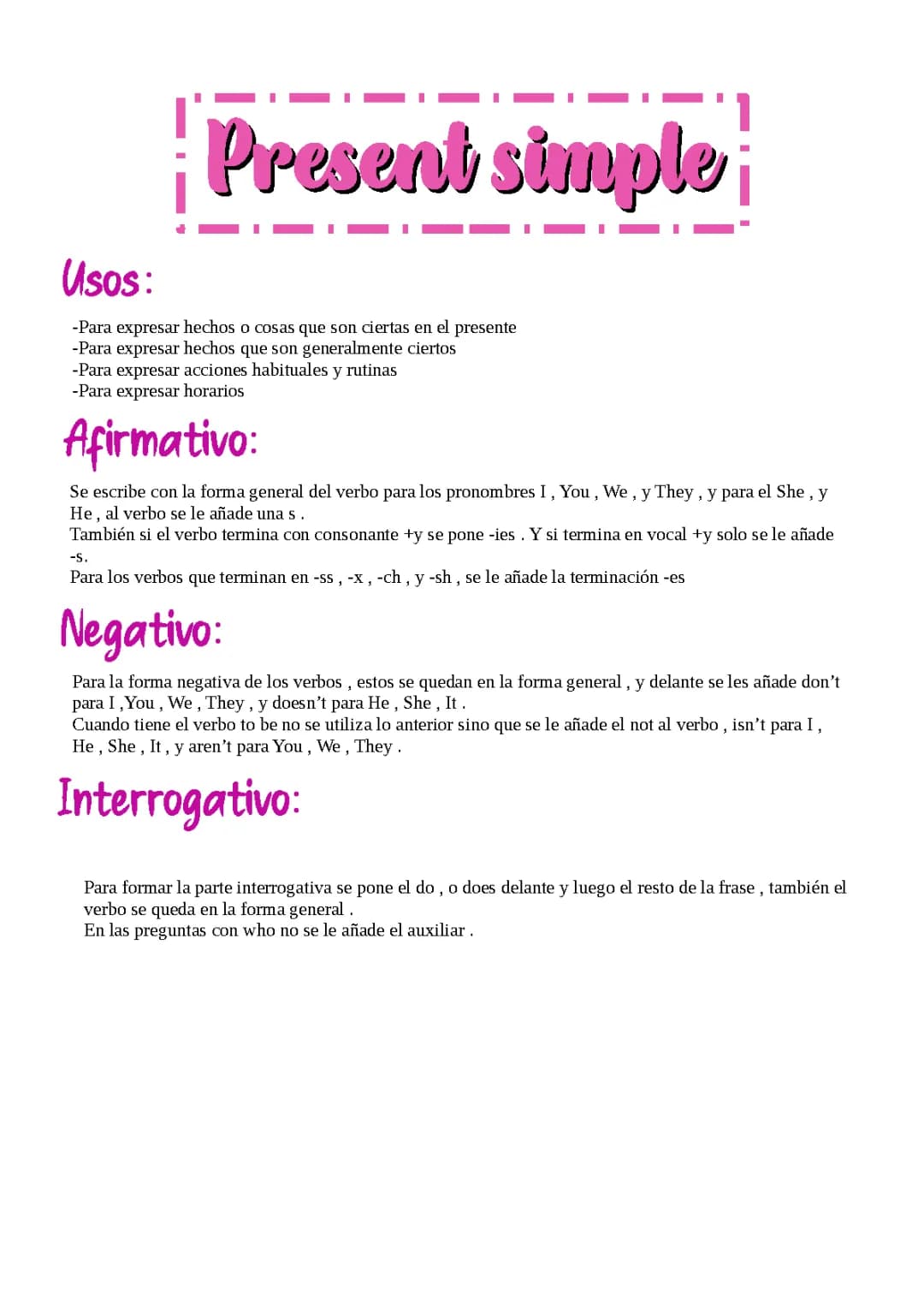 Todos los Tiempos Verbales en Inglés: Guía con PDF y Ejercicios Divertidos