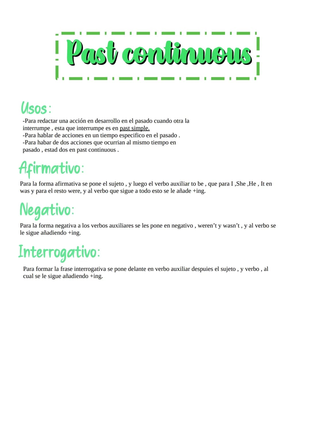 
<p>El presente simple se utiliza para expresar hechos o cosas que son ciertas en el presente, hechos que son generalmente ciertos, acciones