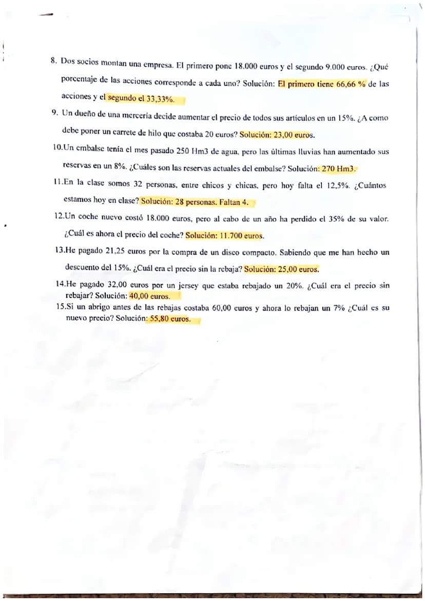 PROBLEMAS DE PROPORCIONALIDAD
1. Una planta embotelladora llena 500 botellas en un cuarto de hora. ¿Cuántas botellas llenará en
una jornada 