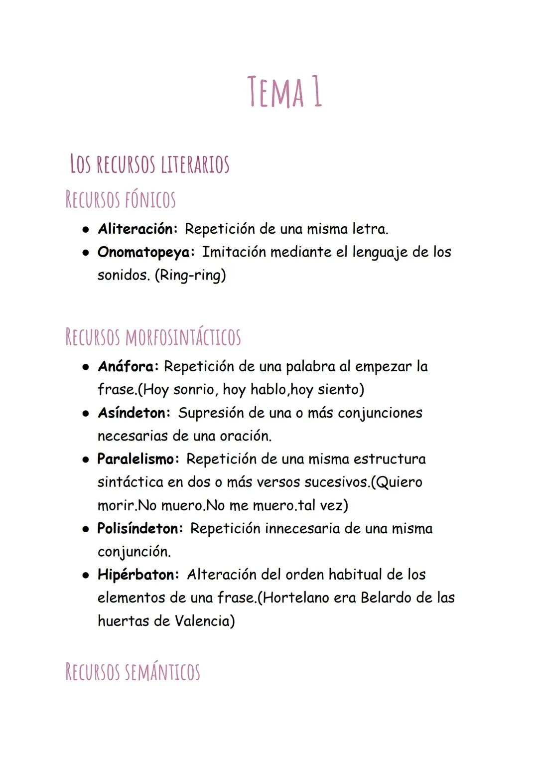 Recursos Literarios: Tipos de Estrofas y Ejemplos Morfosintácticos en Literatura