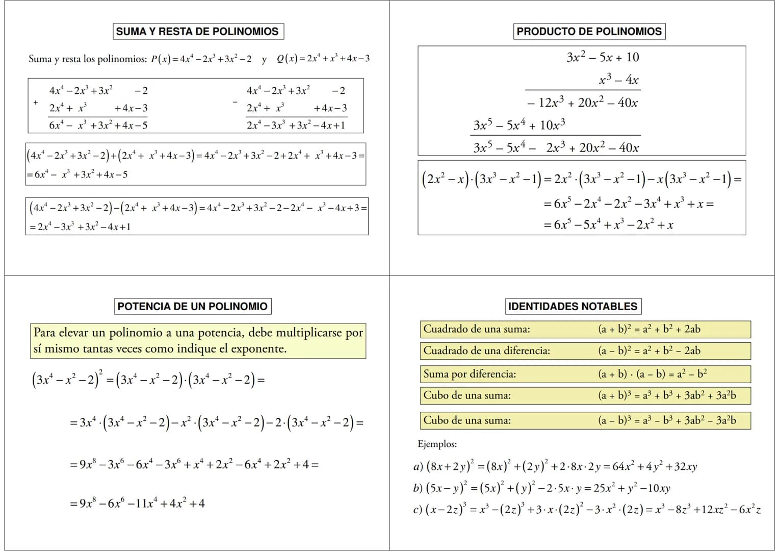 EXPRESIONES ALGEBRAICAS
Las combinaciones de números y letras relacionados entre sí
las operaciones aritméticas se llaman expresiones algebr