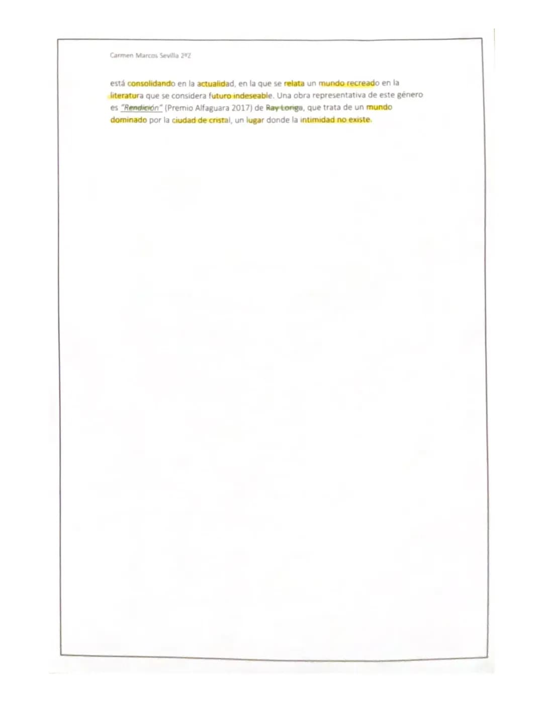 Panorama
partico
Panorama
utefano
Inicio
2 géreas
poco de
ICHlexión
alovita
Carmen Marcos Sevilla 29Z
onas
realismo
cratice
distopia
NOVELA 