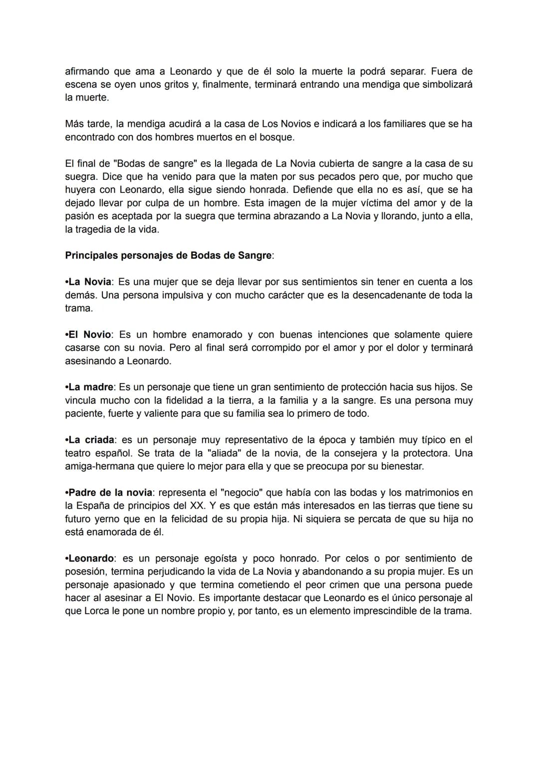 BODAS DE SANGRE
Una de las obras de teatro más conocidas de Federico García Lorca es "Bodas de sangre",
una tragedia que se publicó en el añ