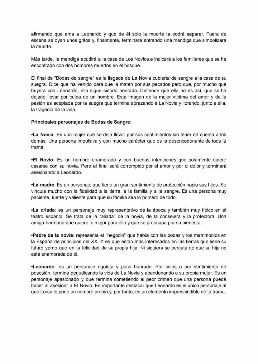 BODAS DE SANGRE
Una de las obras de teatro más conocidas de Federico García Lorca es "Bodas de sangre",
una tragedia que se publicó en el añ