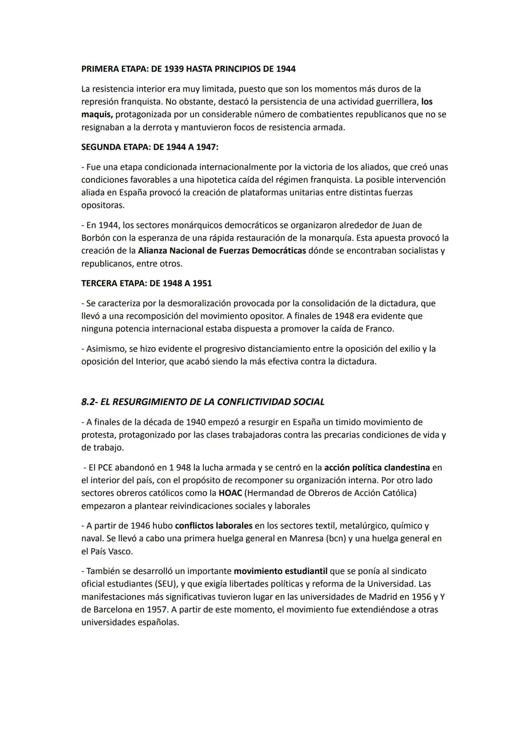 LA DICTADURA FRANQUISTA: LA POSGUERRA (1939-1959)
1. EL CARÁCTER DEL RÉGIMEN FRANQUISTA
1.1 UN RÉGIMEN DICTATORIAL
Pretendía ser un nuevo or