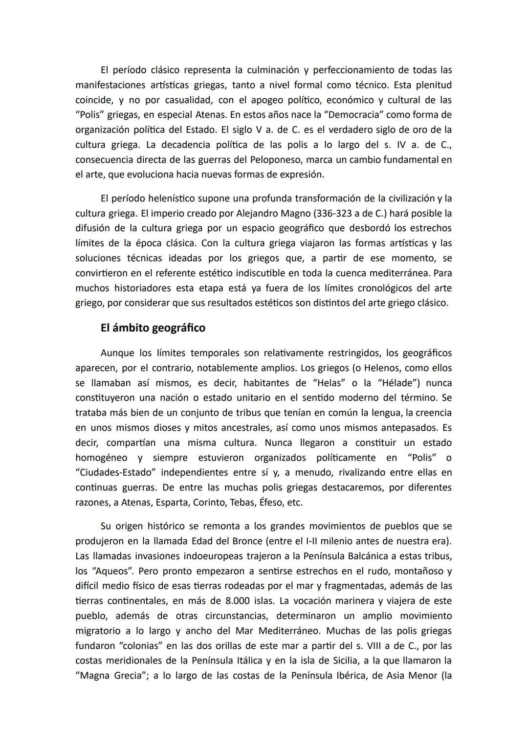 # ARTE GRIEGO # EL CONTEXTO HISTÓRICO Y LOS FACTORES CONDICIONANTES DEL ARTE
# GRIEGO

Introducción.

El "arte clásico" es un concepto de la