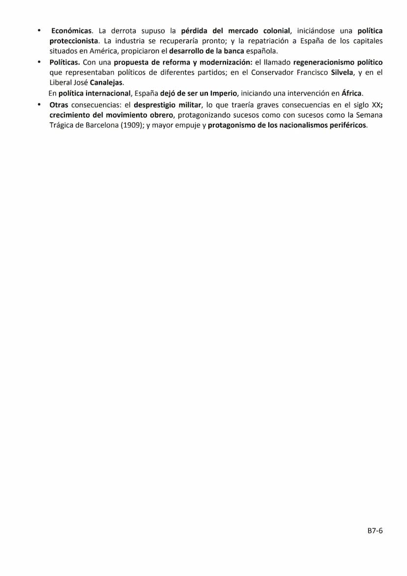 BLOQUE 7
LA RESTAURACIÓN BORBÓNICA: IMPLANTACIÓN Y AFIANZAMIENTO DE UN NUEVO
SISTEMA POLÍTICO (1874-1902)
7.1 LA RESTAURACIÓN BORBÓNICA (187