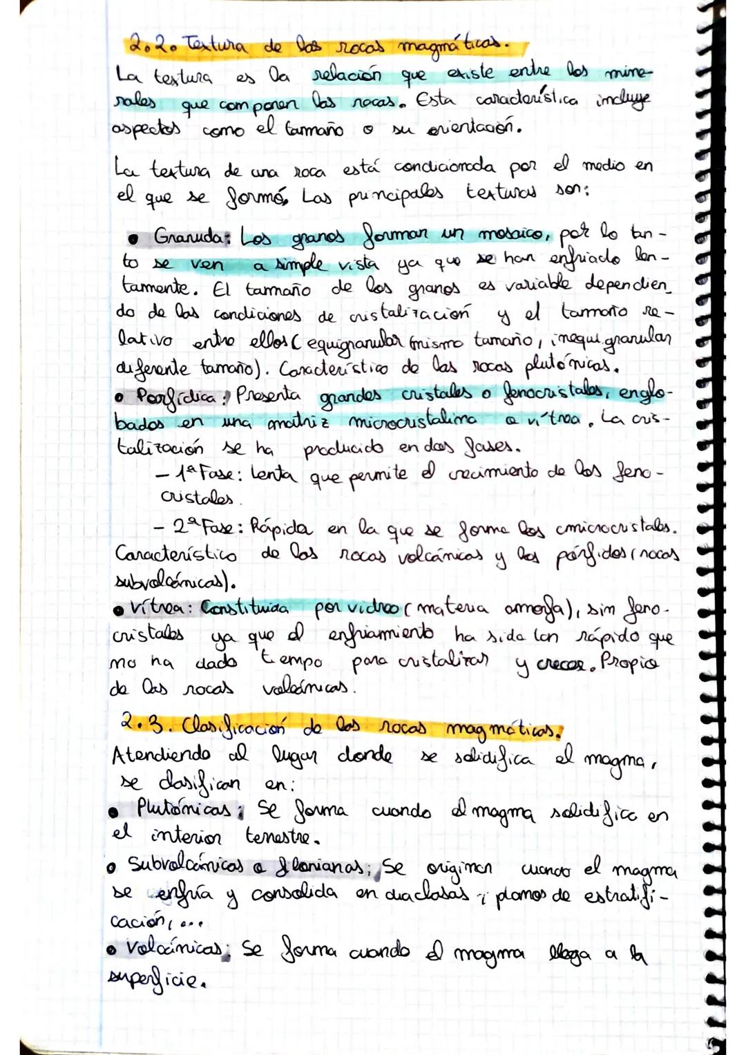 # TEMA 14: LOS PROCESOS
GEOLÓGICOS INTERNOS

1. El magmatismo.

1.  1. El magma

Es una merda de material fundido, gases y mine-
rales en su