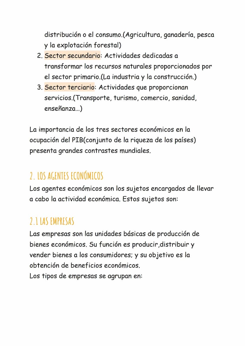 TEMA 1.
ACTIVIDADES ECONÓMICAS Y ESPACIOS GEOGRÁFICOS
1. LA ACTIVIDAD ECONÓMICA
La actividad económica es el conjunto de tareas realizadas
p