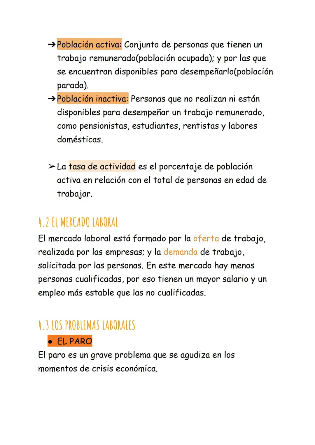 TEMA 1.
ACTIVIDADES ECONÓMICAS Y ESPACIOS GEOGRÁFICOS
1. LA ACTIVIDAD ECONÓMICA
La actividad económica es el conjunto de tareas realizadas
p