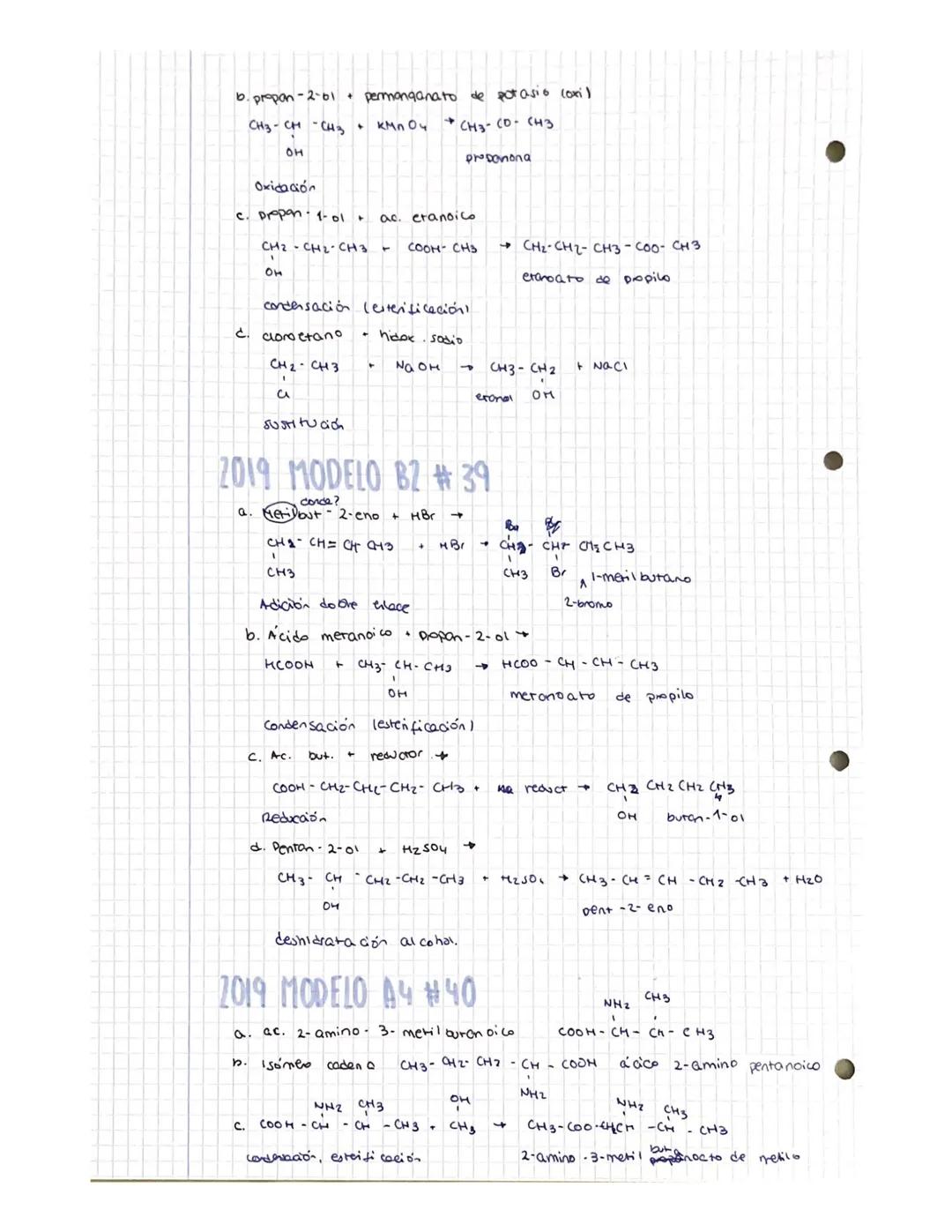 QUÍMICA
CMS
*
2011 MODELO 3B #
a 2-butanol
1- butanol sómero de codena
CH3 CH CH2 CH3
Он
Falso. Son isómeros de posición ya que tienen el mi
