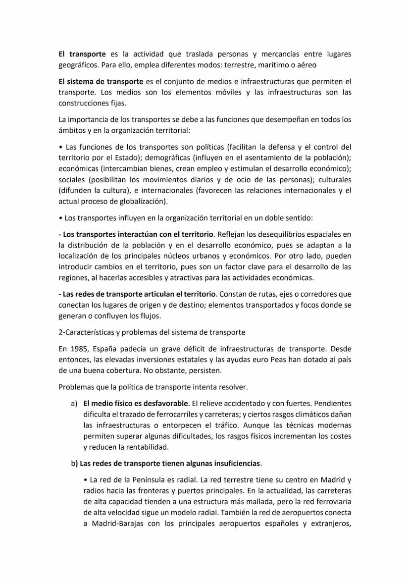 Tema 7
1. El proceso de tercializacion y la importancia del sector terciario
Los espacios terciarios albergan las actividades que prestan se