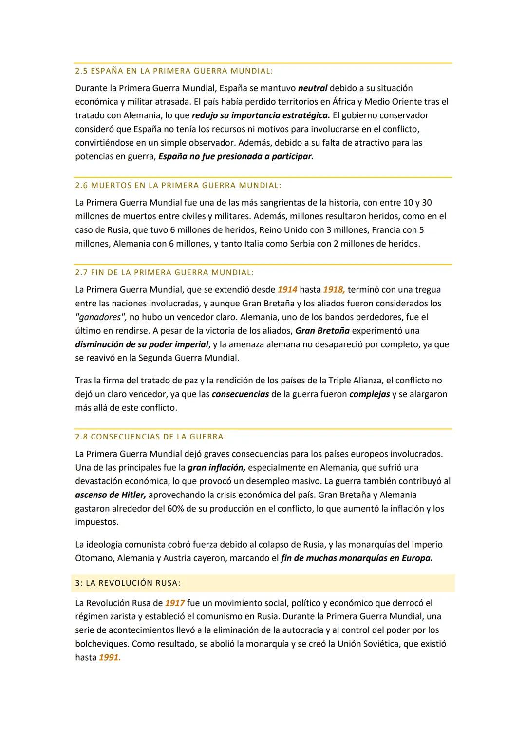 7. SIGLO XX. PRIMERA GUERRA MUNDIAL Y REVOLUCIÓN RUSA:
1: INTRODUCCIÓN:
El siglo XX fue un período de intensos contrastes y transformaciones