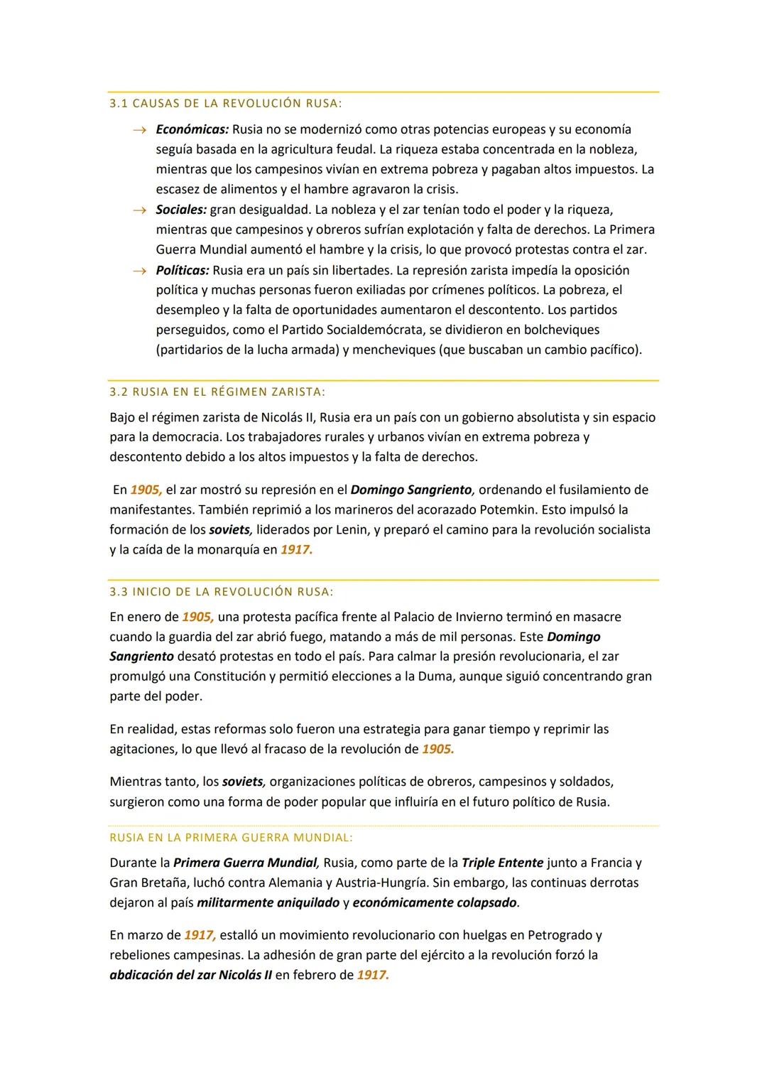 7. SIGLO XX. PRIMERA GUERRA MUNDIAL Y REVOLUCIÓN RUSA:
1: INTRODUCCIÓN:
El siglo XX fue un período de intensos contrastes y transformaciones