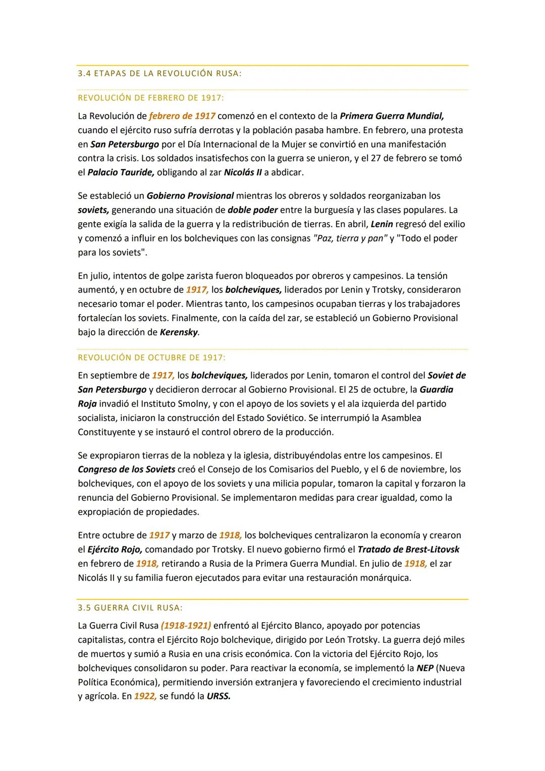 7. SIGLO XX. PRIMERA GUERRA MUNDIAL Y REVOLUCIÓN RUSA:
1: INTRODUCCIÓN:
El siglo XX fue un período de intensos contrastes y transformaciones