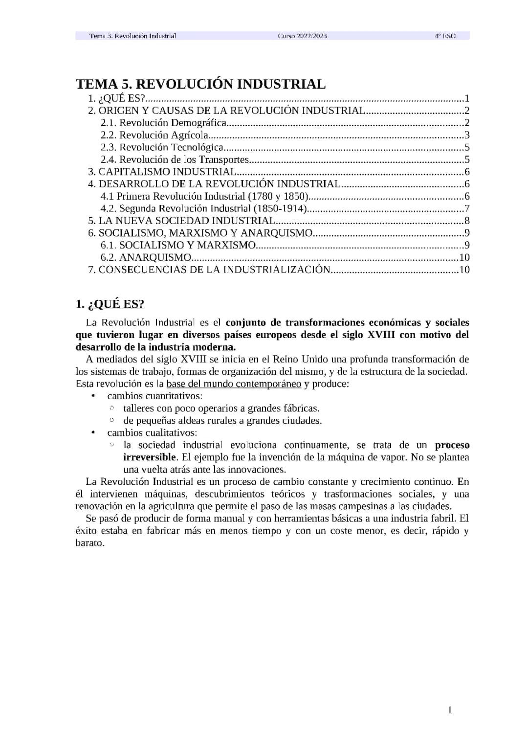La Revolución Industrial: Resumen, Causas, y Consecuencias
