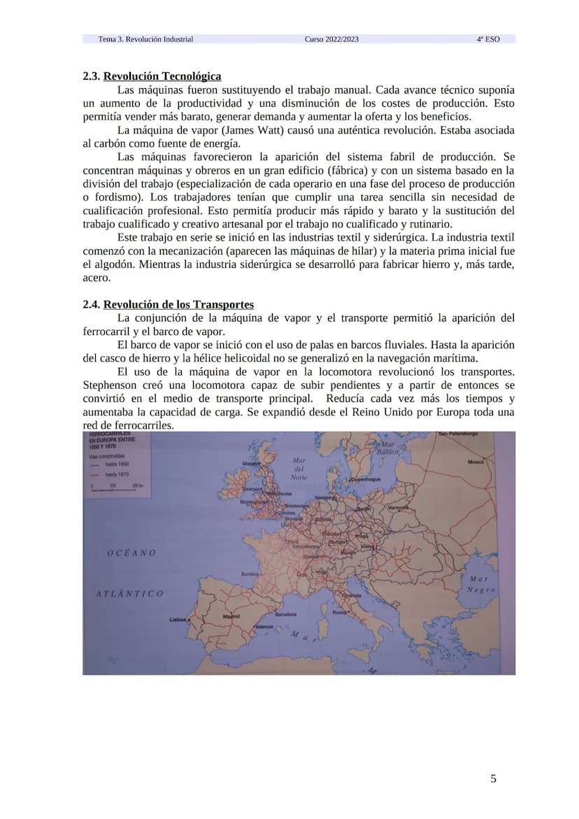 
<p>La Revolución Industrial es el conjunto de transformaciones económicas y sociales que tuvieron lugar en diversos países europeos desde e