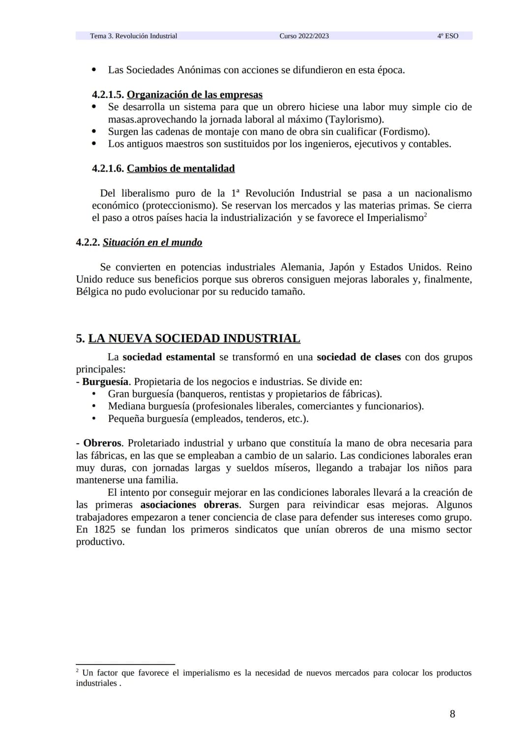 
<p>La Revolución Industrial es el conjunto de transformaciones económicas y sociales que tuvieron lugar en diversos países europeos desde e
