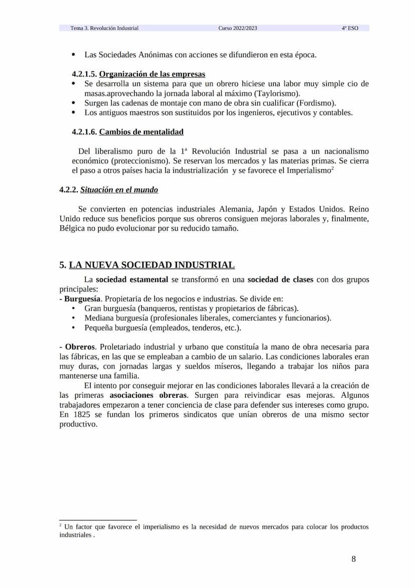 
<p>La Revolución Industrial es el conjunto de transformaciones económicas y sociales que tuvieron lugar en diversos países europeos desde e