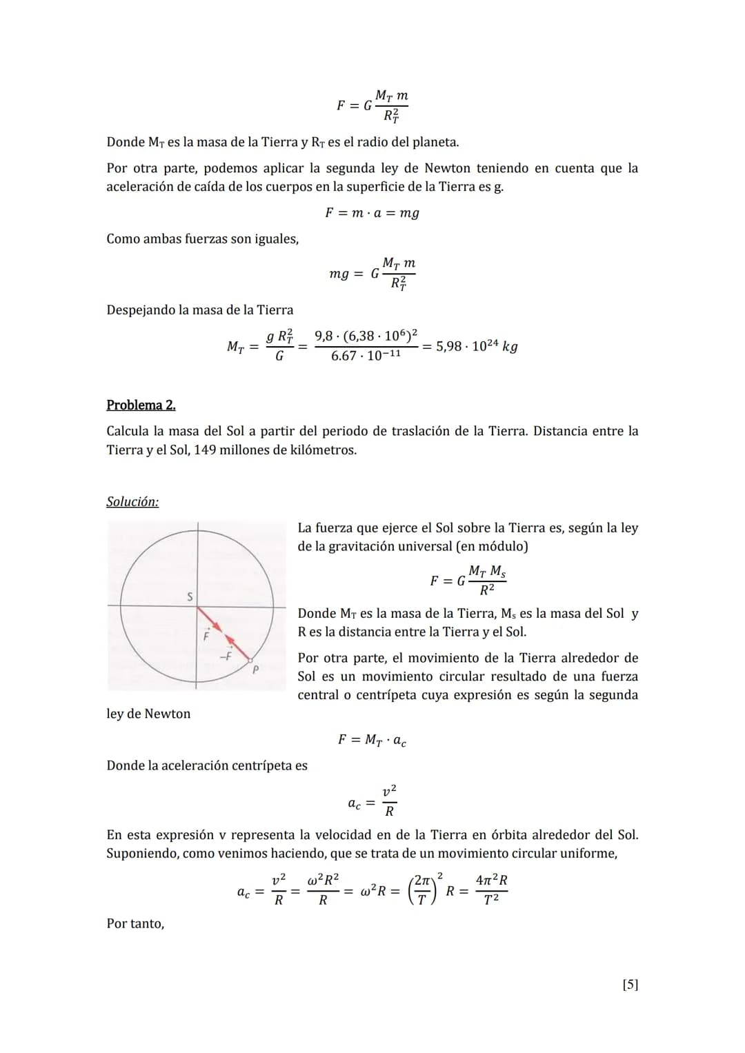 FÍSICA 2º BACHILLERATO
BLOQUE TEMÁTICO: INTERACCIÓN GRAVITATORIA
GRAVITACIÓN UNIVERSAL
1) Leyes de Kepler
2) Ley de la gravitación universal