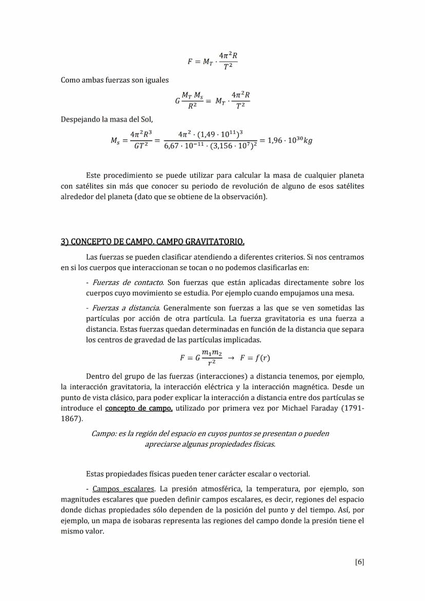 FÍSICA 2º BACHILLERATO
BLOQUE TEMÁTICO: INTERACCIÓN GRAVITATORIA
GRAVITACIÓN UNIVERSAL
1) Leyes de Kepler
2) Ley de la gravitación universal