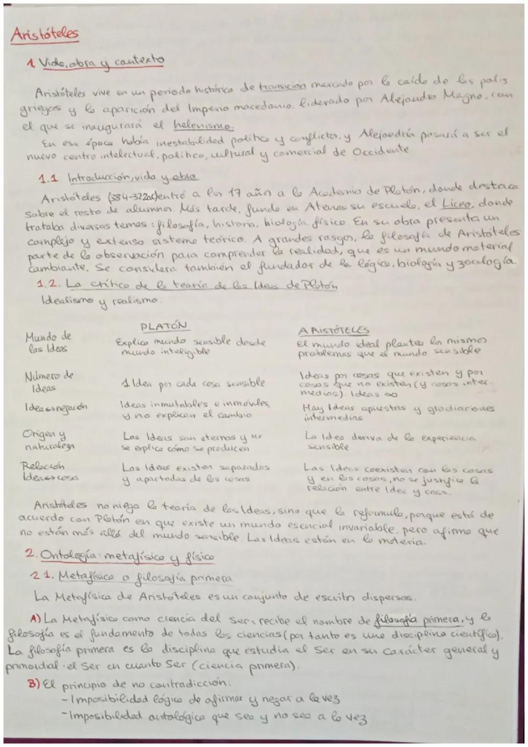 Aristóteles
1 Vide, obra y
Aristoteles vive en un
periodo histórico de transición marcado por la caide de las palis
griegas y la aparición d