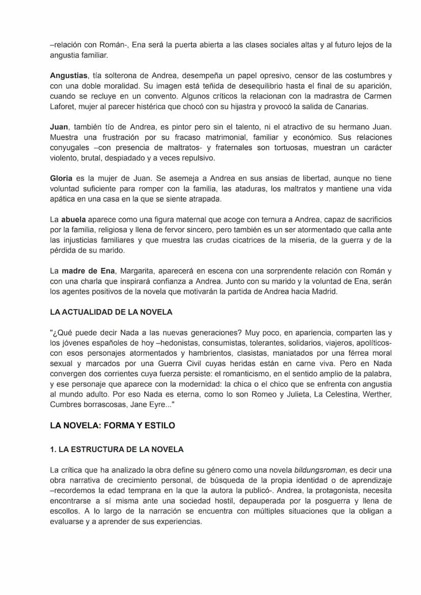 NADA, CARMEN LAFORET
Nada es una novela de Carmen Laforet que ganó el Premio Nadal el 6 de enero de 1945;
más tarde, en 1948, obtuvo el Prem
