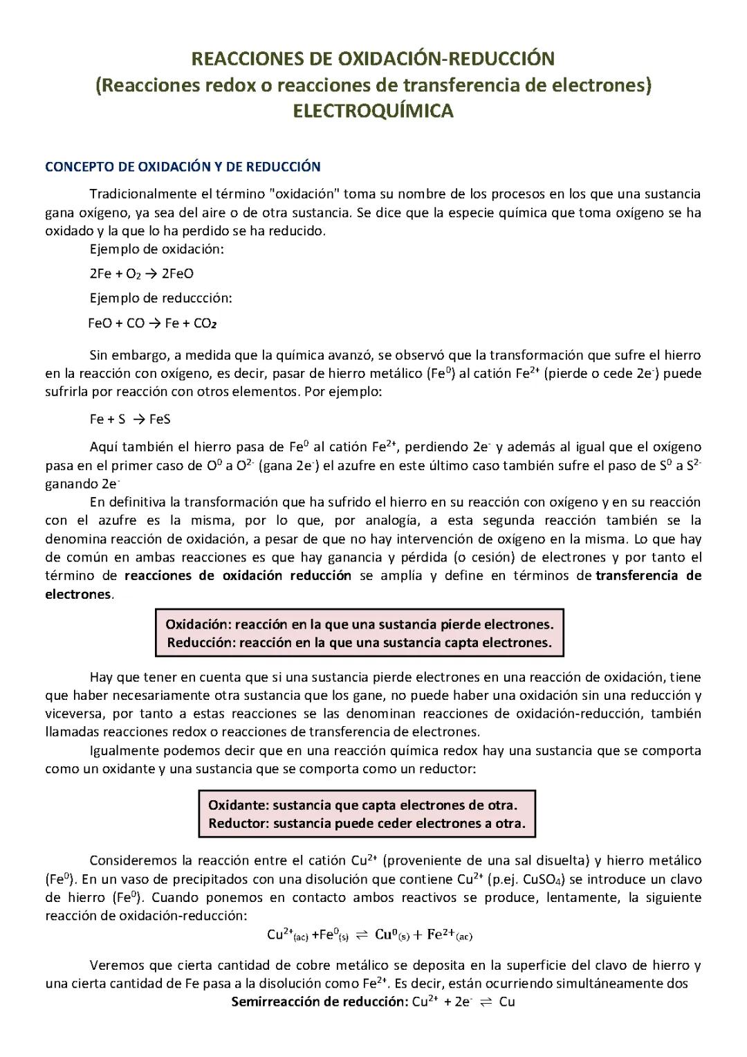 ¡Aprende sobre reacciones de oxidación-reducción con ejemplos fáciles!