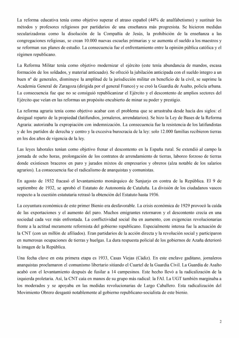 
<h2 id="lasegundarepblica19311936">La Segunda República (1931-1936)</h2>
<p>La Segunda República (1931-1936) fue recibida con esperanza por