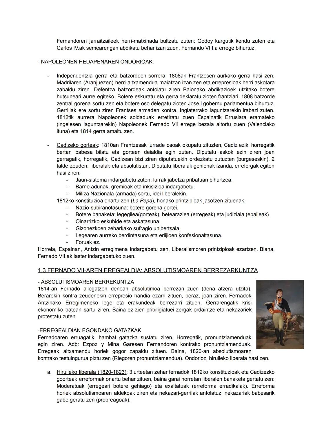 1.GAIA: IRAULTZA LIBERALA ETA AINTZINAKO
ERREGIMENAREN BUKAERA
1.1 FRANTZIAKO IRAULTZAREN OIHARTZUN ETA LISBERALISMOAREN OINARRIAK
- ANTZINA