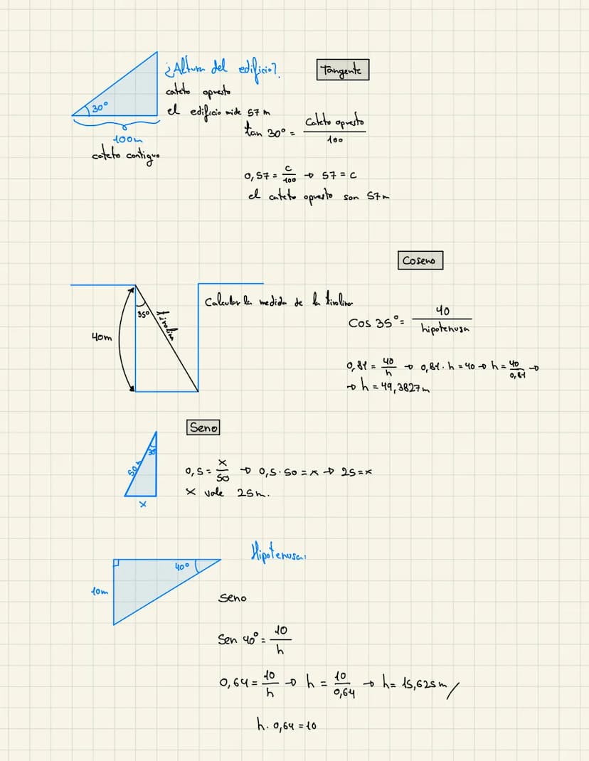 
<p>La trigonometría es una rama de las matemáticas que se encarga de estudiar las relaciones entre los ángulos y los lados de los triángulo
