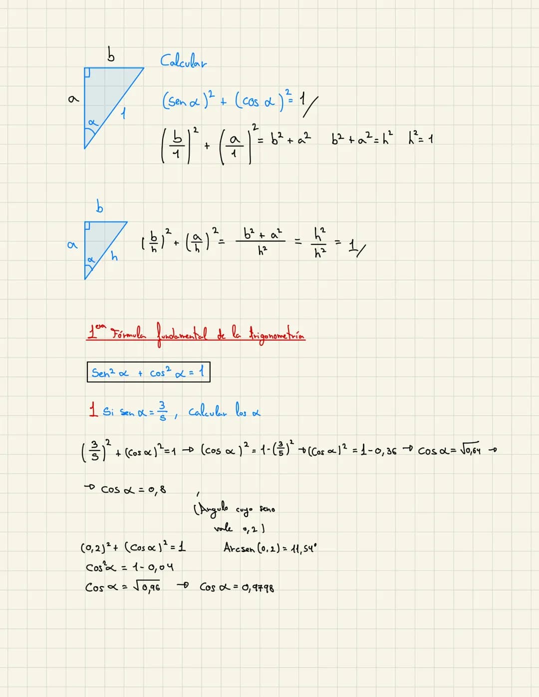 
<p>La trigonometría es una rama de las matemáticas que se encarga de estudiar las relaciones entre los ángulos y los lados de los triángulo